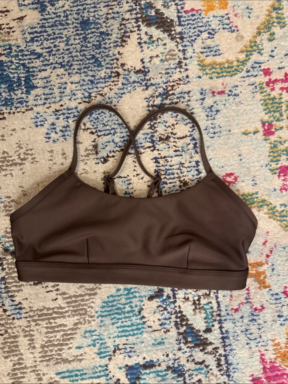 ALO Yoga intrigue airlift Sports Bra - espresso